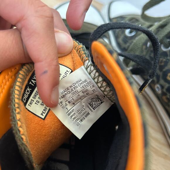 Converse Chuck Taylor Pro All Star Air Zoom Leopard Men's 7 Women's 9 - Picture 9 of 10